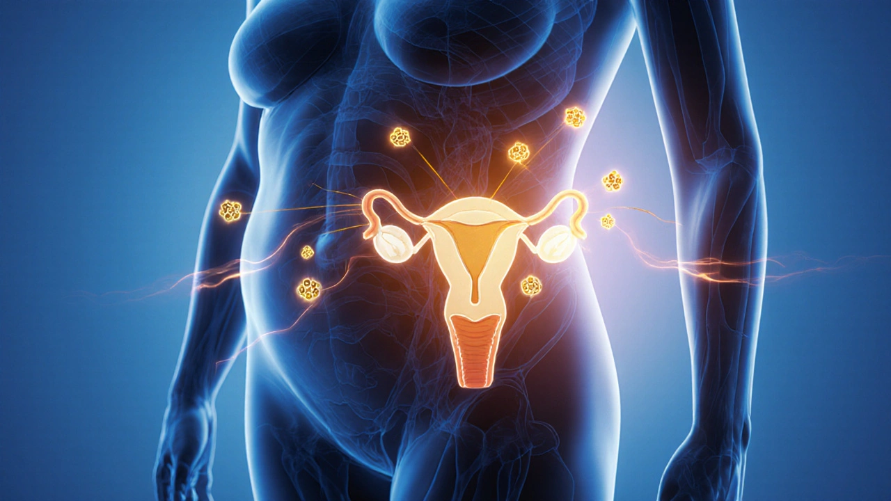 Hormonal signals from embryo triggering progesterone production