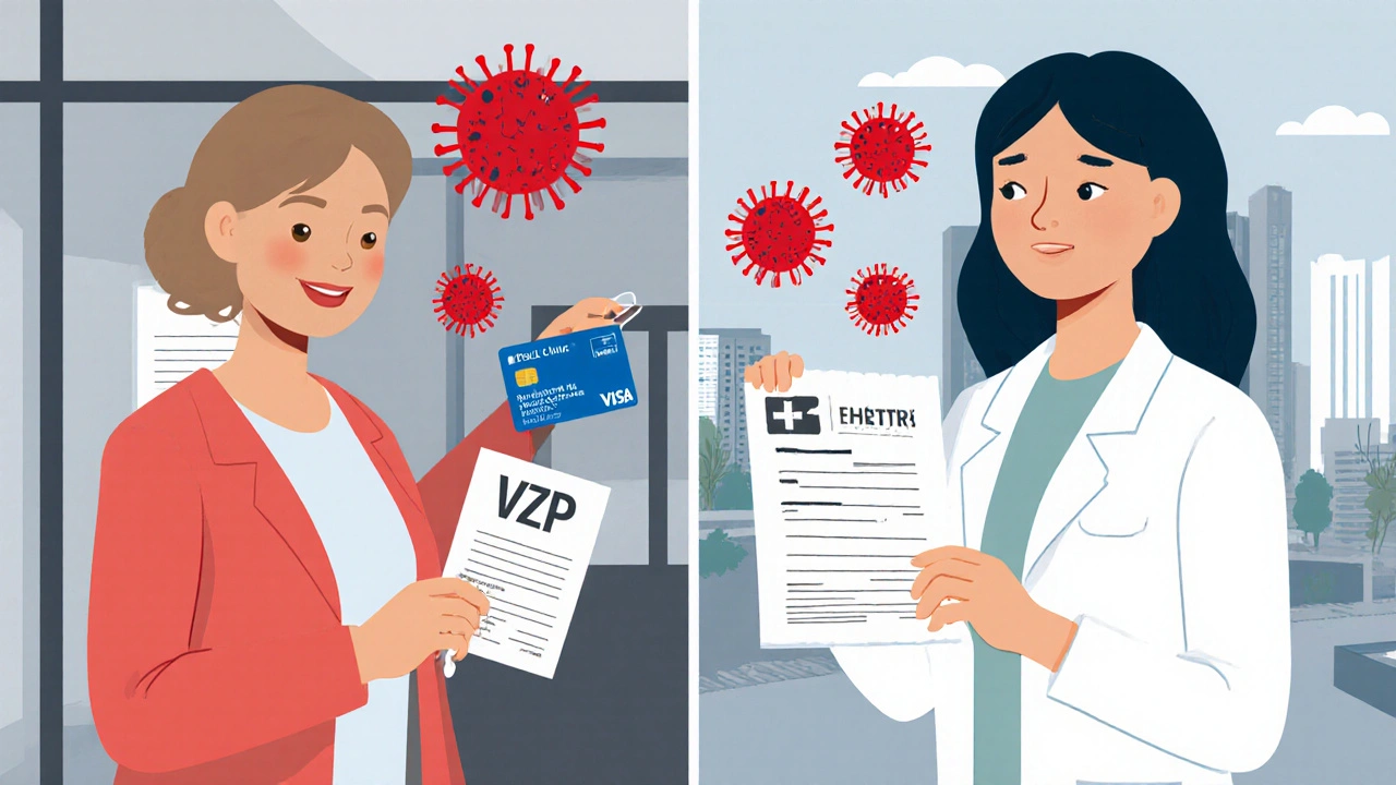 Porovnání bezplatného a soukromého testu HPV v České republice.