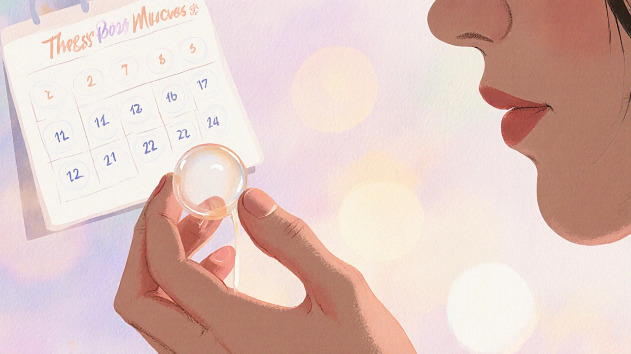 Žena pozoruje změnu výboje v přirozeném světle.