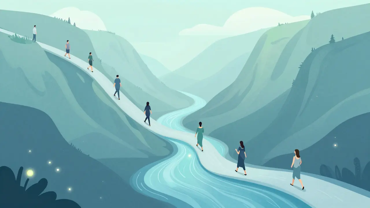 Umělecká ilustrace zrychleného průběhu porodu u multipar